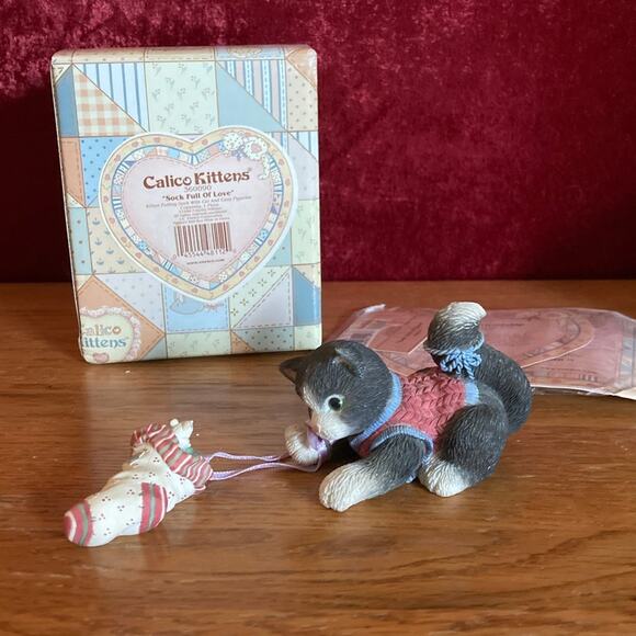 Calico Kitten "Sock Full Of Love" | 1998 | No. 8C71618 - Picture 1 of 4